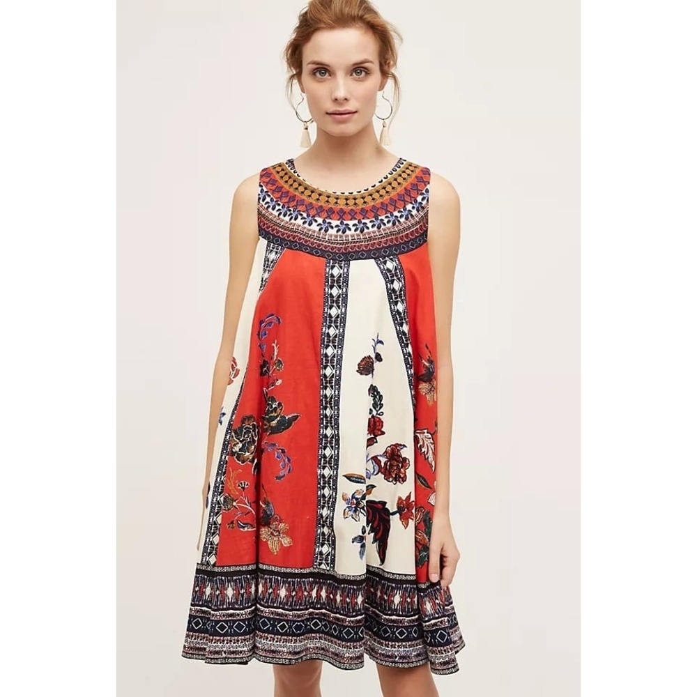 Maeve by Anthropologie Cirque Swing Dress Sz SP